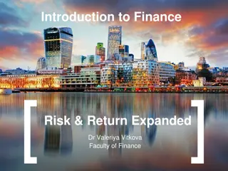 Understanding Finance: Risk and Return in Investment Strategies