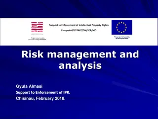 Risk Analysis and Enforcement of IPR in Law Enforcement Field