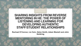 Empowering Relationships Through Reverse Mentoring in Higher Education