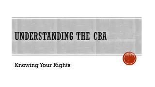 Understanding CBA and Employee Rights in CBA Scenarios