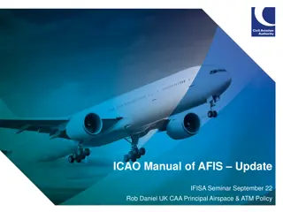 ICAO Manual of AFIS Update - Seminar Insights and Updates