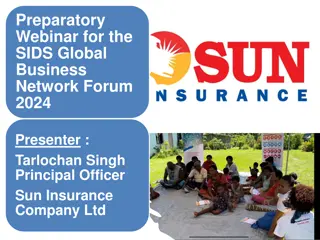 Sun Insurance Company's Approach to Resilience Building in SIDS