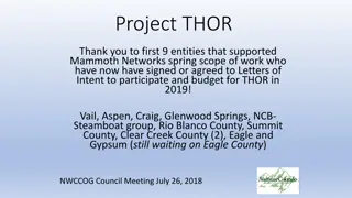 THOR Project Updates and Funding Progress in 2019