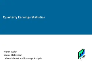 Quarterly Earnings Statistics Analysis by Senior Statistician Kieran Walsh