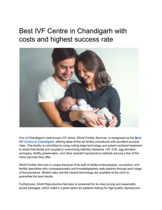 Best IVF Centre in Chandigarh with costs and highest success rate