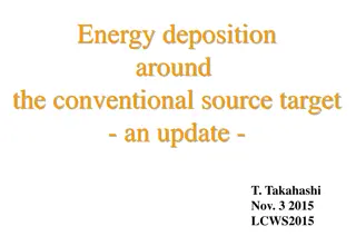 Update on Energy Deposition around Conventional Source Target