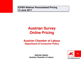 Insights from Austrian Chamber of Labour Study on Personalised Online Pricing