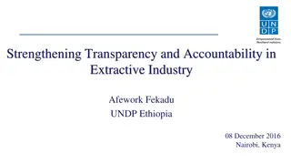 Strengthening Transparency and Accountability in Extractive Industry Initiatives