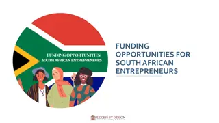 Funding Opportunities for South African Entrepreneurs