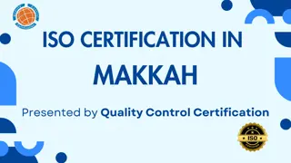 ISO Certification in Makkah | Quality Control Certificatio