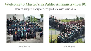 Graduate Successfully from Masters in Public Administration Program