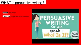 Unlock the Power of Persuasive Writing for Kids