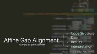 Improved Global Alignment for Bio 131 Individual Project