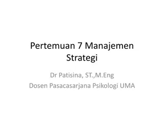 Strategic Management Approaches and Tools Overview