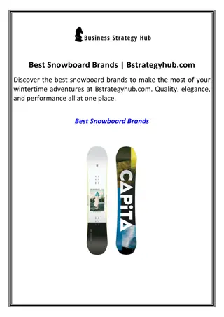 Best Snowboard Brands  Bstrategyhub.com*(Business Strategy Hub)