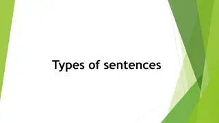 Understanding Types of Sentences: Declarative, Interrogative, Imperative, Exclamatory