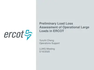 Preliminary Load Loss Assessment of Operational Large Loads in ERCOT