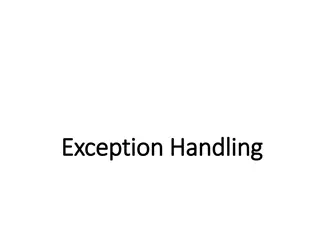 Understanding Exception Handling in Programming