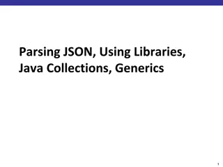 Parsing JSON Using Libraries and Java Collections