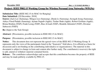 IEEE 802.15.4z MAC for Ranging in Wireless Networks