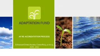Re-accreditation Process Guidelines and Deadlines