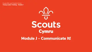 Scouts Training Module: Enhancing Communication Skills With Young Leaders