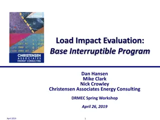 Interruptible Program Impact Evaluation Findings