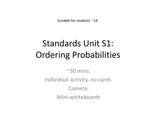Ordering Probabilities for Students: Interactive Math Activity