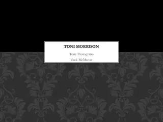 Life and Works of Toni Morrison: A Nobel Prize-winning Novelist
