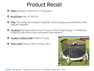 Sportspower BouncePro 14 Trampoline Recall for Safety Issues