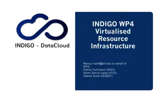 INDIGO Project Overview: Virtualised Resource Infrastructure Goals