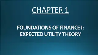 Foundations of Finance I: Expected Utility Theory and Rational Preferences