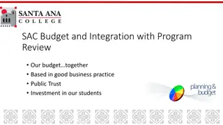 Integrating Budget with Program Review for Effective Resource Allocation