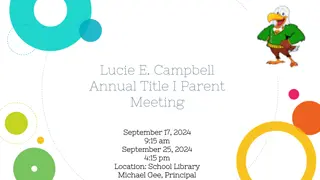 Understanding Title I Program in Schools