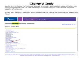 Change of Grade Form: Update Final Grades Easily