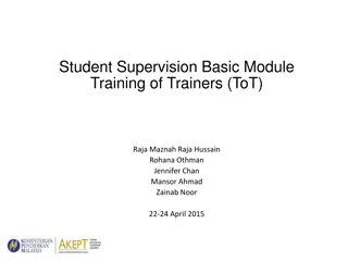 Enhancing Postgraduate Student Supervision: Insights & Reflections