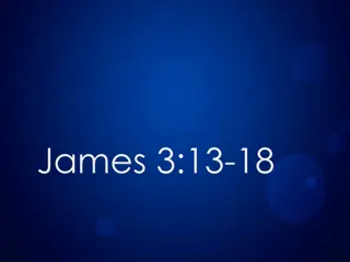 Wisdom and Understanding: Insights from James 3:13-18