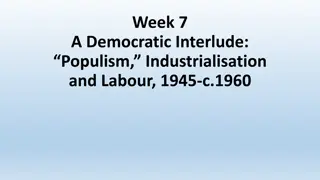 Brazilian Democratic Interlude: Populism, Industrialization, and Labour, 1945-1960