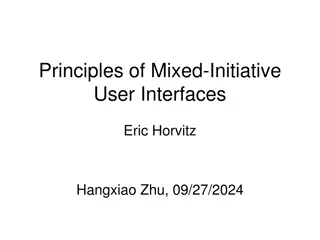 Principles of Mixed-Initiative User Interfaces Explained