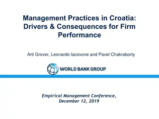 Exploring Management Practices and Firm Performance in Croatia