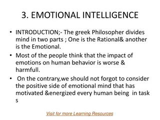 Understanding Emotional Intelligence: A Dive Into the Power of Emotions