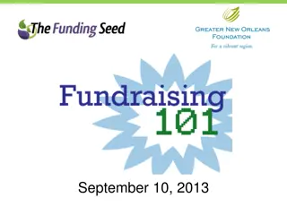 Effective Methods and Strategies for Nonprofit Fundraising Workshop