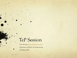 TeP Committee Processes and Procedures at WCU Department of Physics and Engineering
