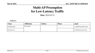 Multi-AP Preemption for Low-Latency Traffic in IEEE 802.11-24
