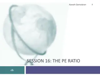 Understanding PE Ratios in Valuation Analysis