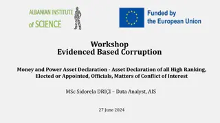 Asset Declaration and Transparency Initiative by Albanian Institute of Science