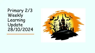 Primary 2/3 Weekly Learning Update: Phonics, Literacy, and Writing Activities