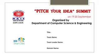 Innovative Idea Summit by Department of Computer Science & Engineering
