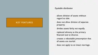 Equitable Distribution in Divorce: Key Features and Process Explained