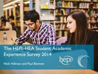 Insights from The HEPI-HEA Student Academic Experience Survey 2014